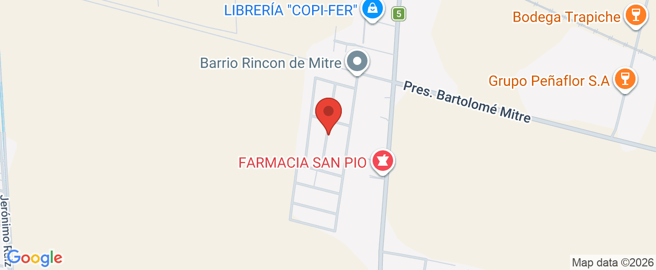 Mapa de la ubicación