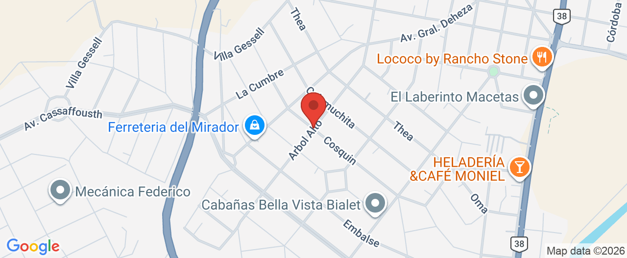 Mapa de la ubicación