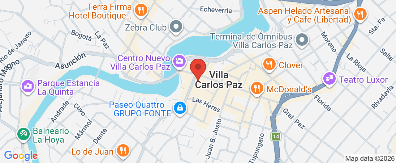 Mapa de la ubicación