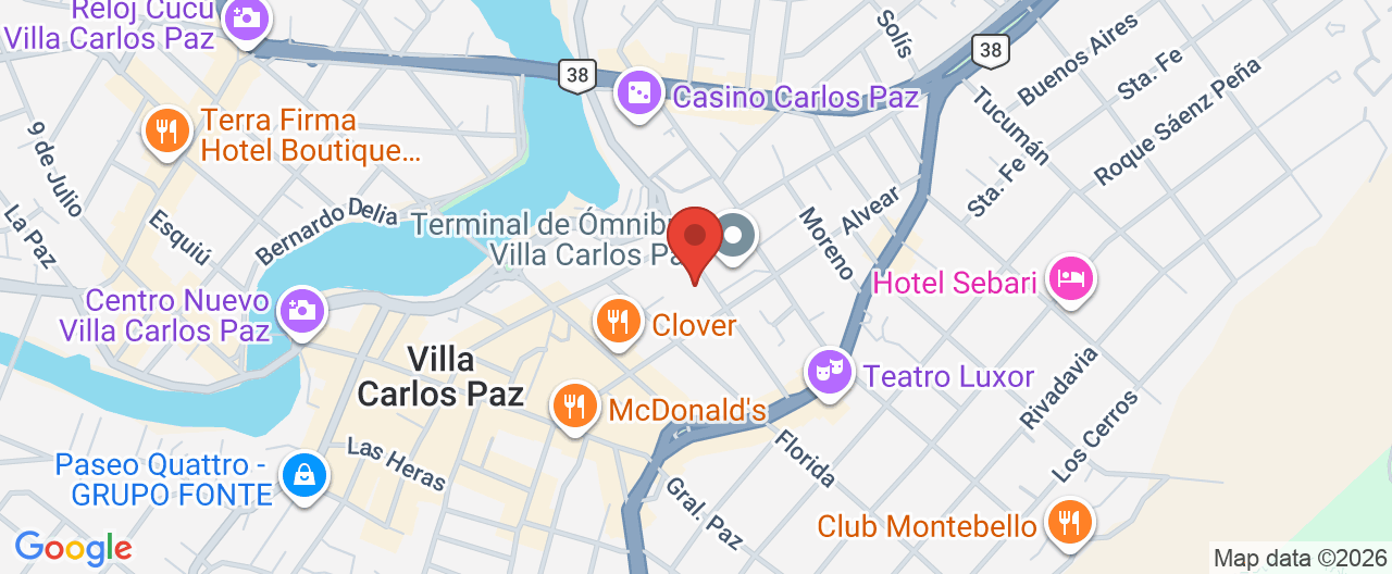 Mapa de la ubicación