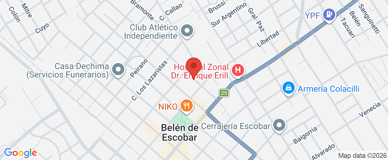 Mapa de la ubicación
