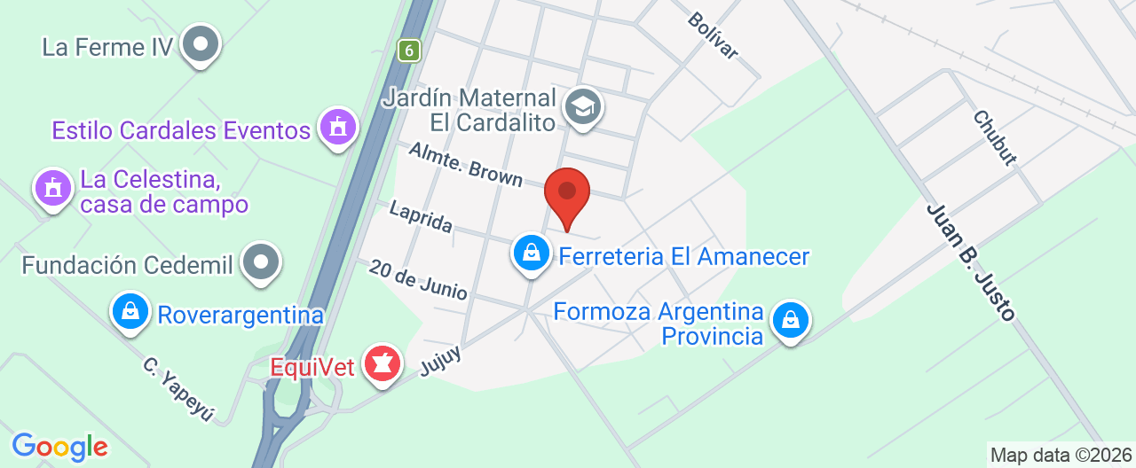 Mapa de la ubicación