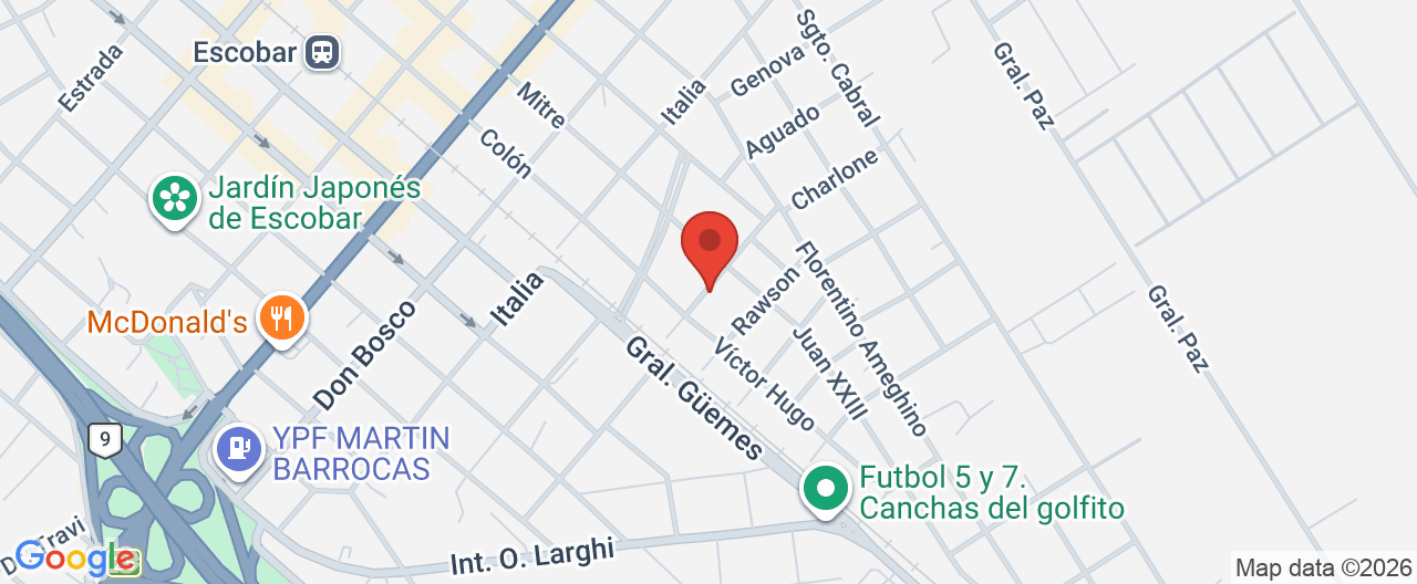 Mapa de la ubicación