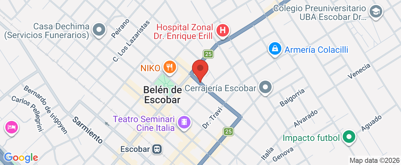 Mapa de la ubicación