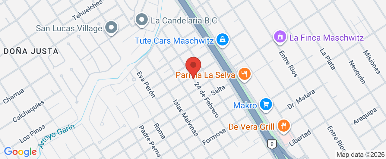 Mapa de la ubicación