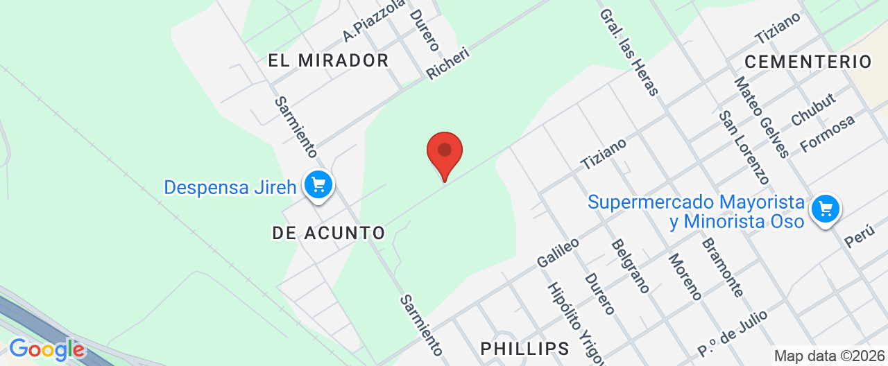 Mapa de la ubicación