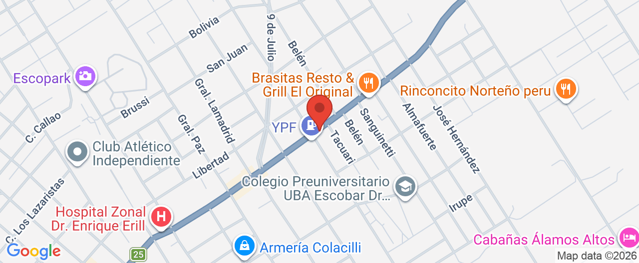 Mapa de la ubicación