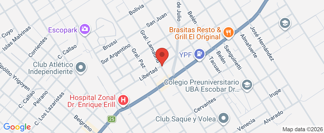 Mapa de la ubicación
