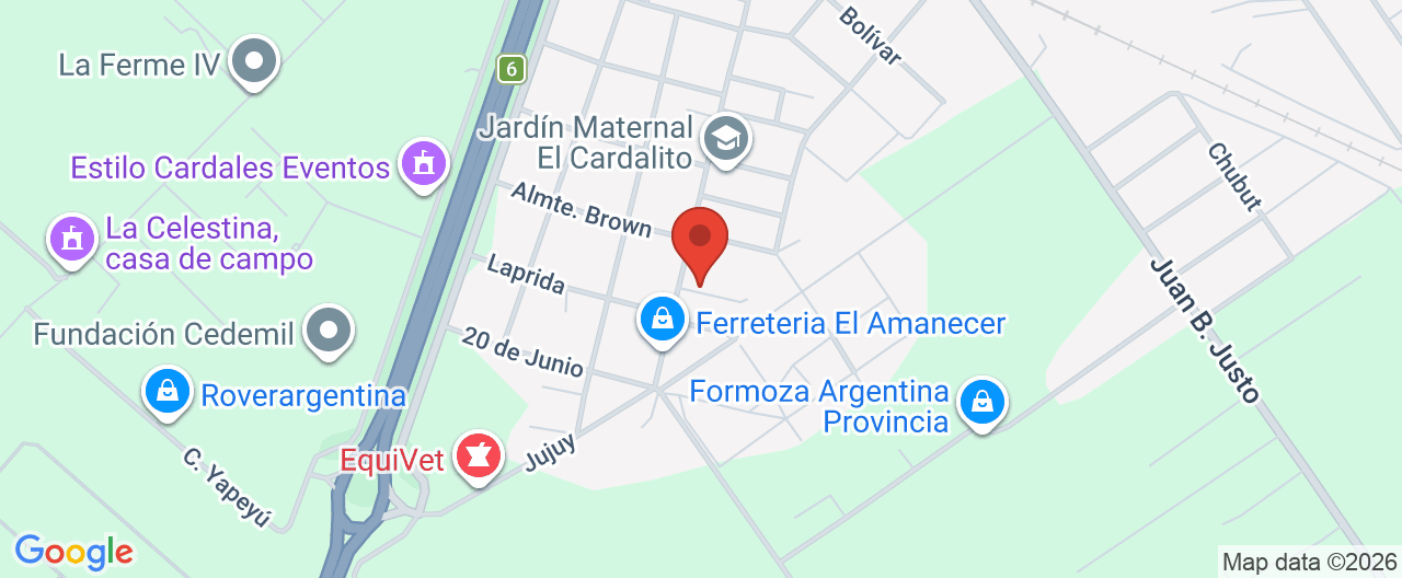 Mapa de la ubicación