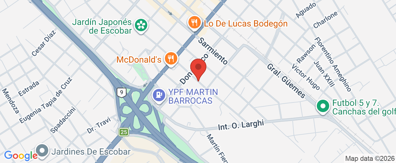 Mapa de la ubicación