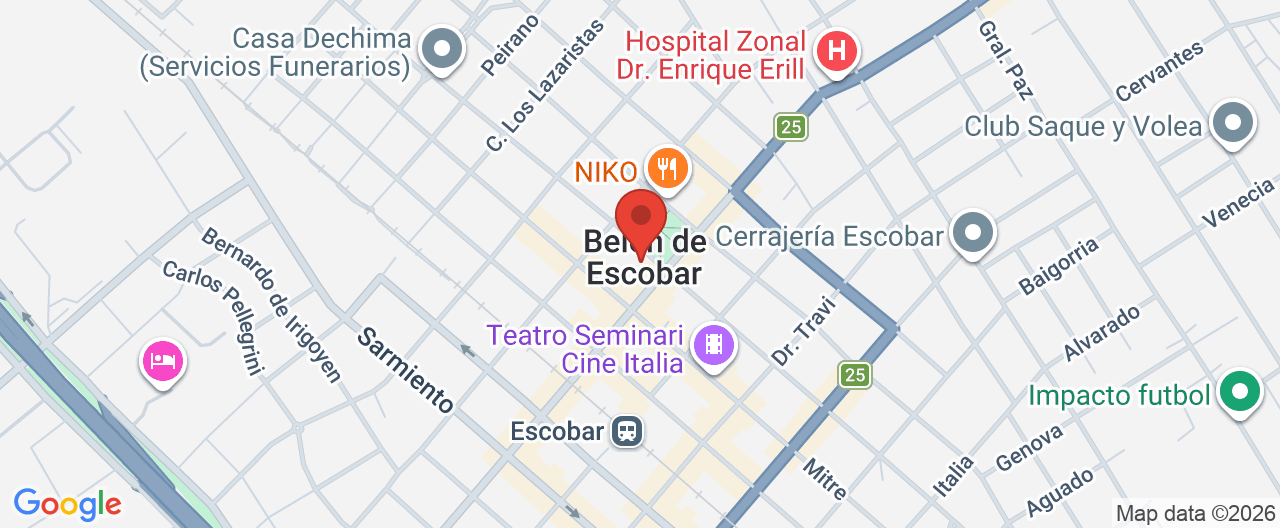 Mapa de la ubicación