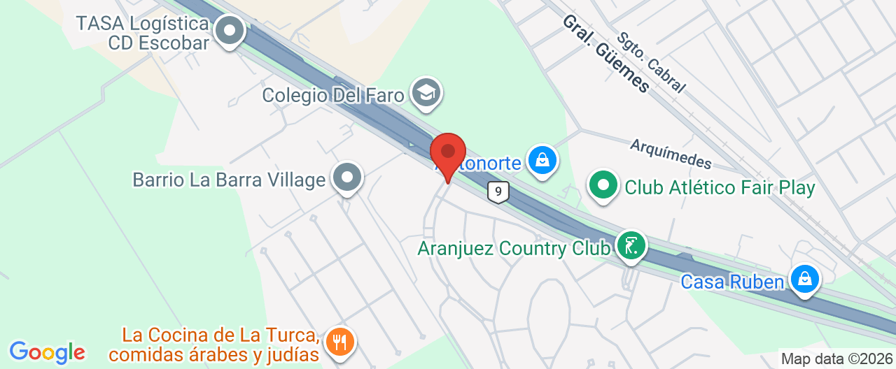 Mapa de la ubicación