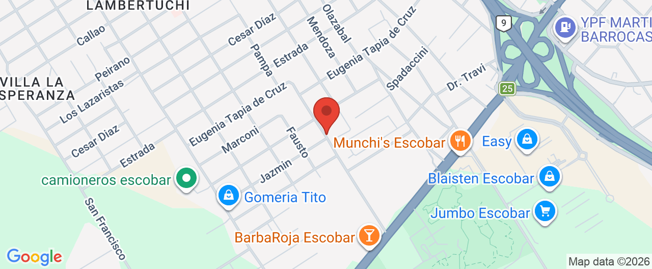 Mapa de la ubicación