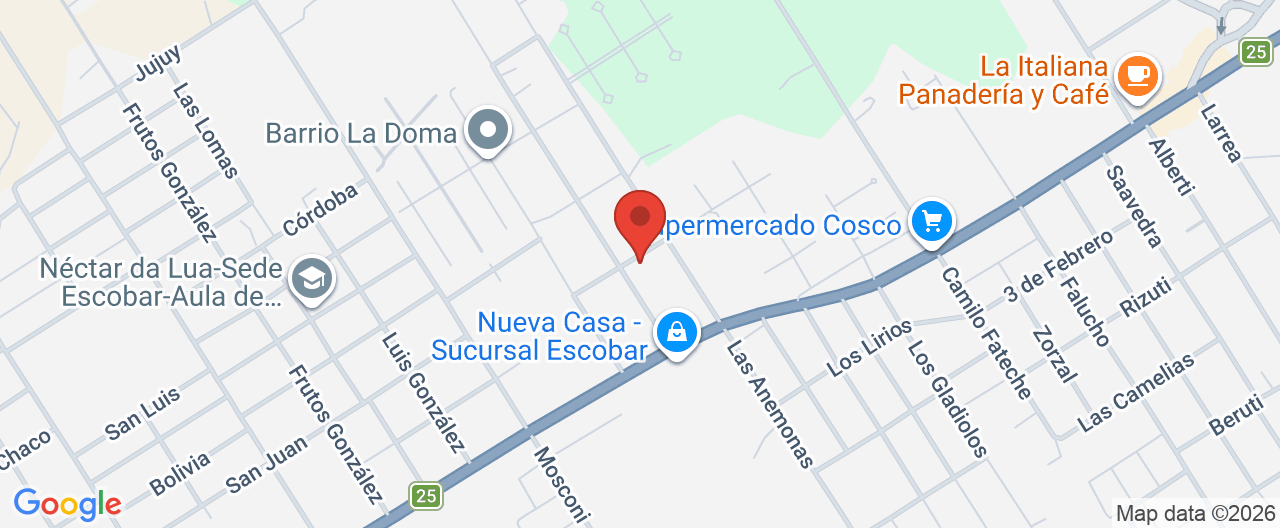 Mapa de la ubicación