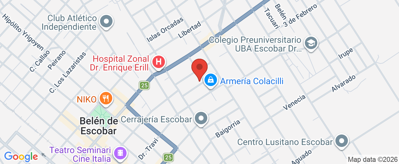 Mapa de la ubicación