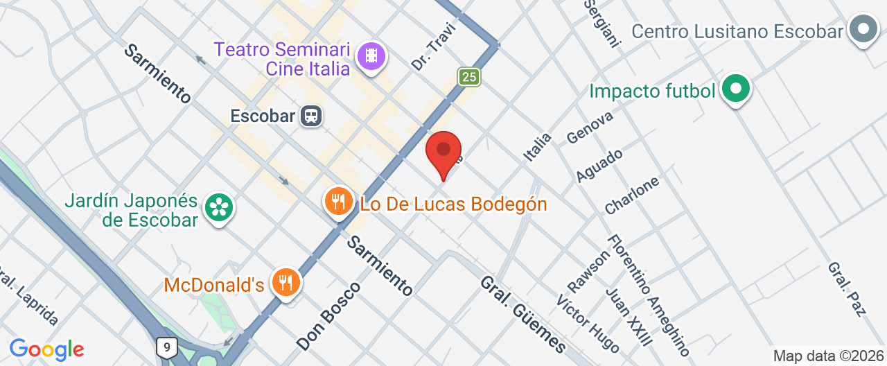 Mapa de la ubicación