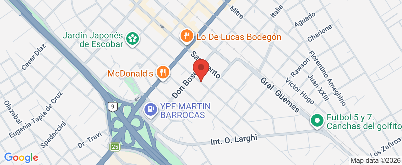 Mapa de la ubicación