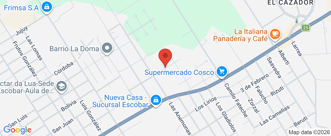 Mapa de la ubicación