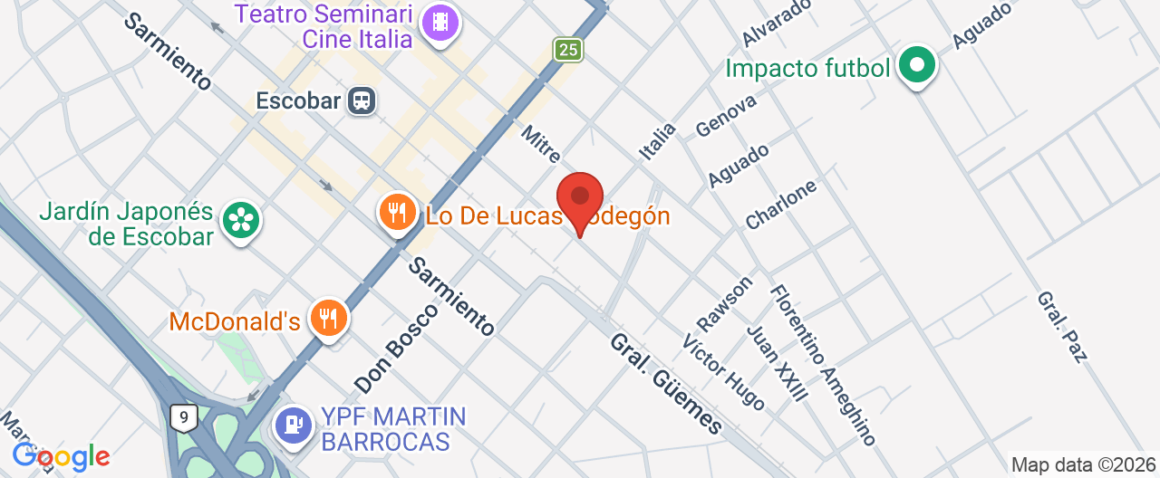 Mapa de la ubicación