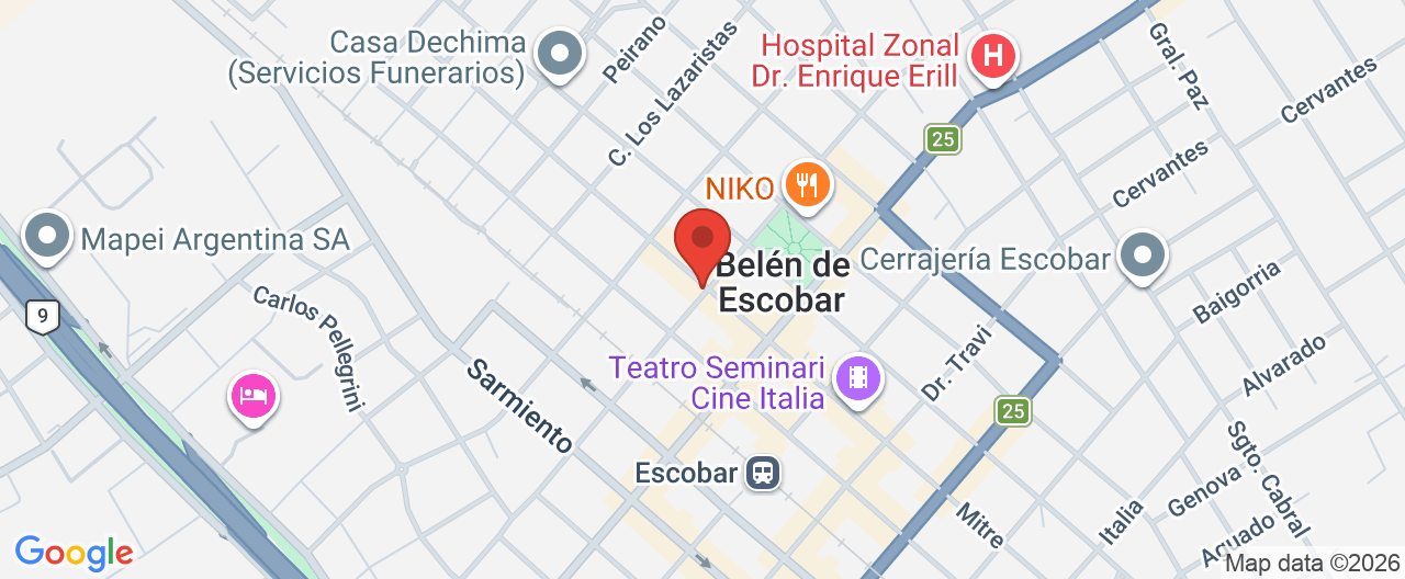 Mapa de la ubicación
