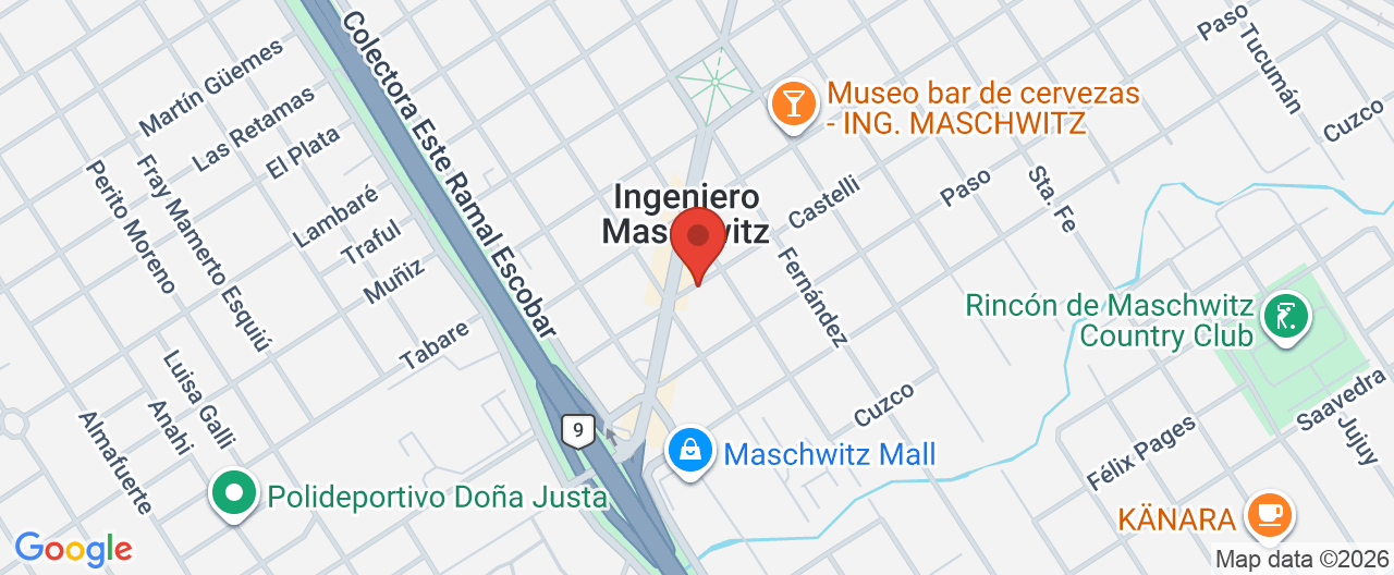 Mapa de la ubicación