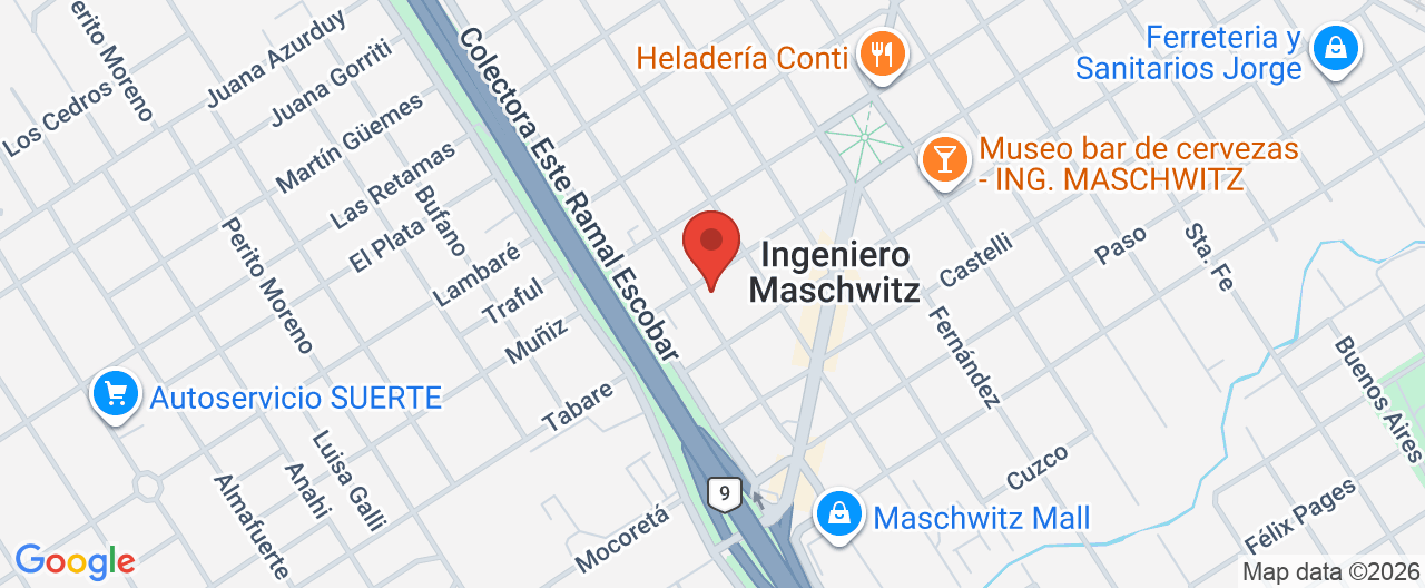 Mapa de la ubicación