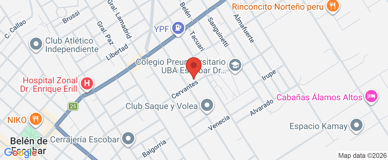 Mapa de la ubicación