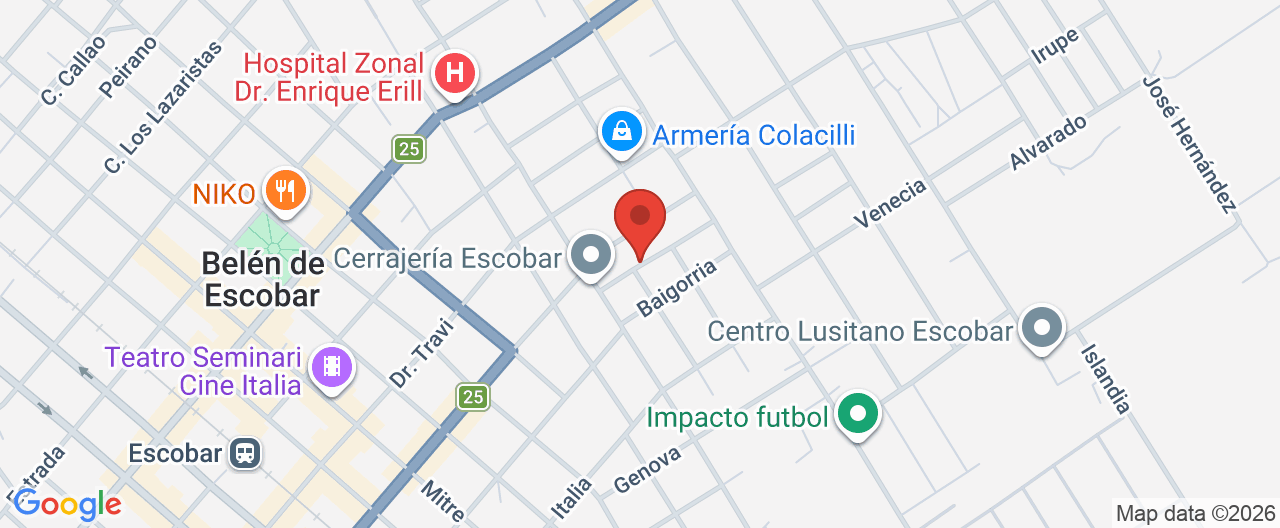 Mapa de la ubicación