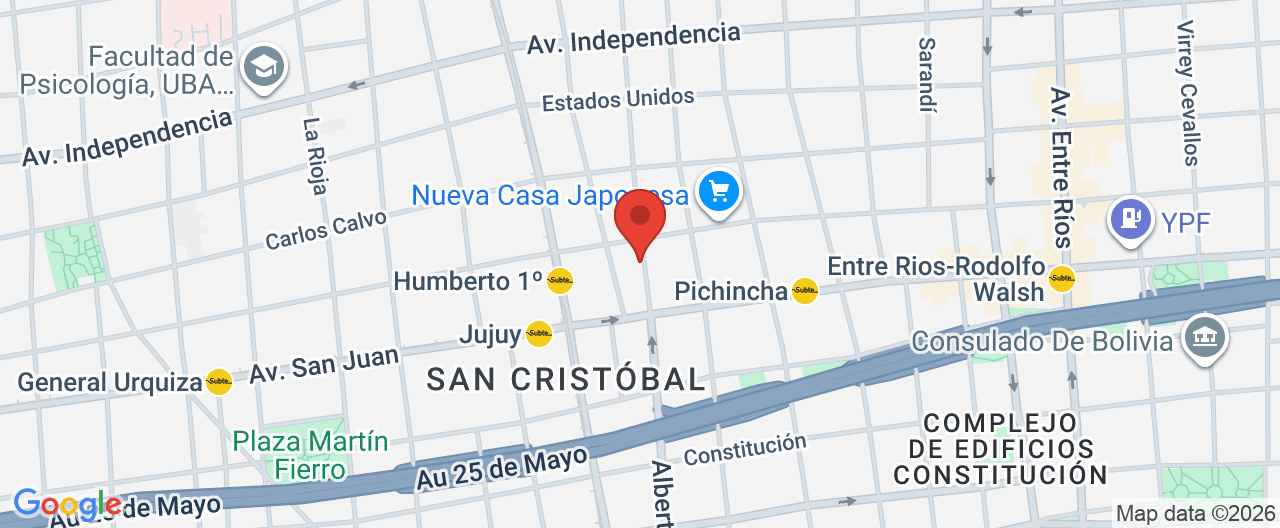 Mapa de la ubicación