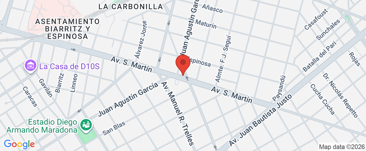 Mapa de la ubicación