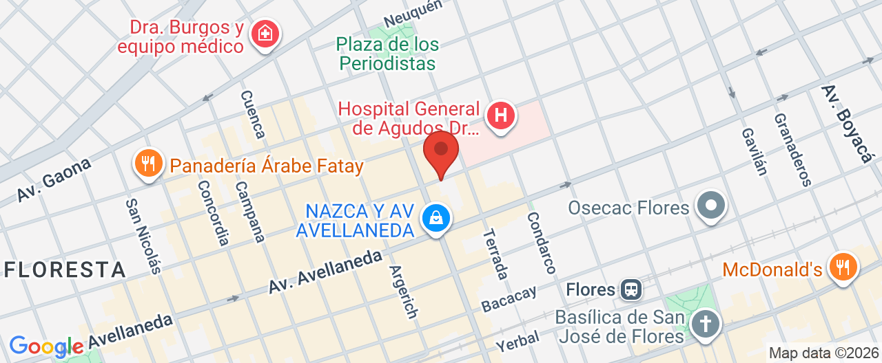 Mapa de la ubicación