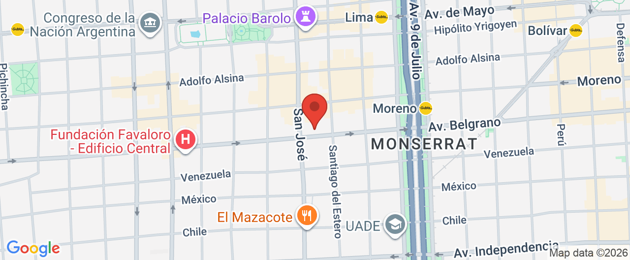 Mapa de la ubicación