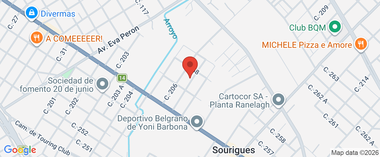 Mapa de la ubicación