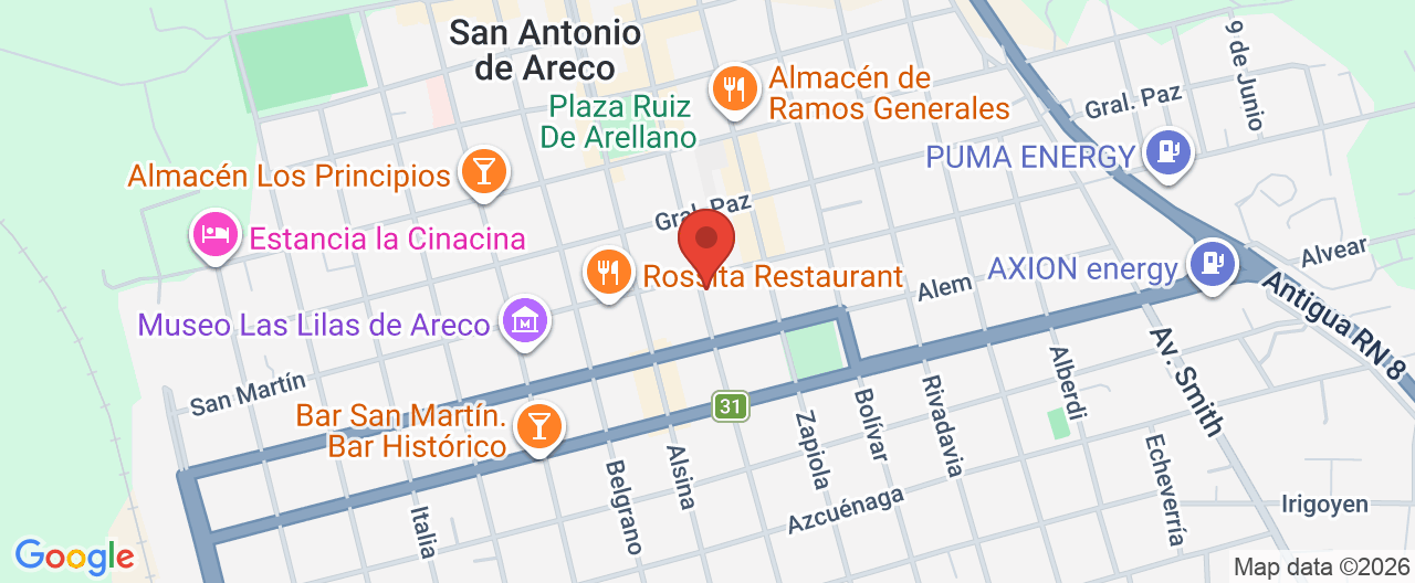 Mapa de la ubicación