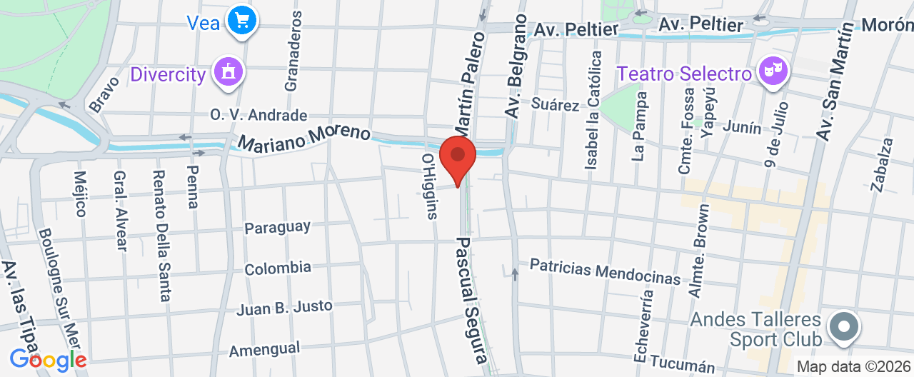 Mapa de la ubicación