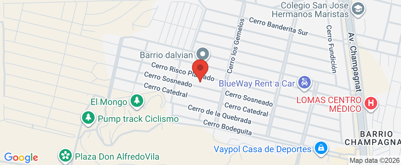 Mapa de la ubicación