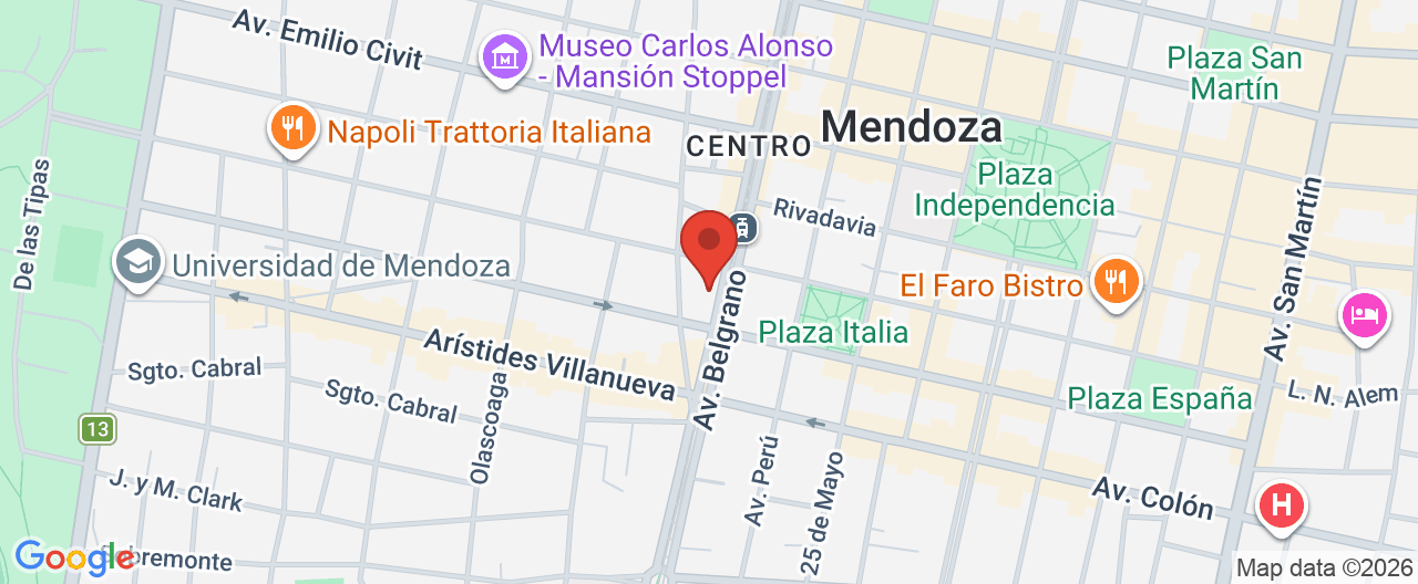 Mapa de la ubicación