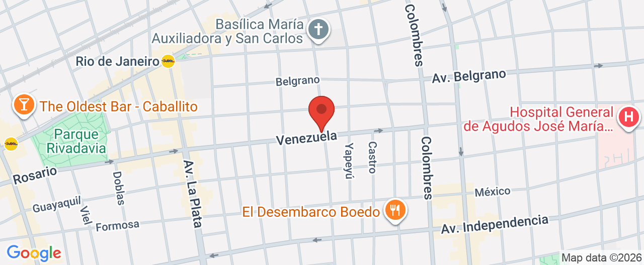 Mapa de la ubicación