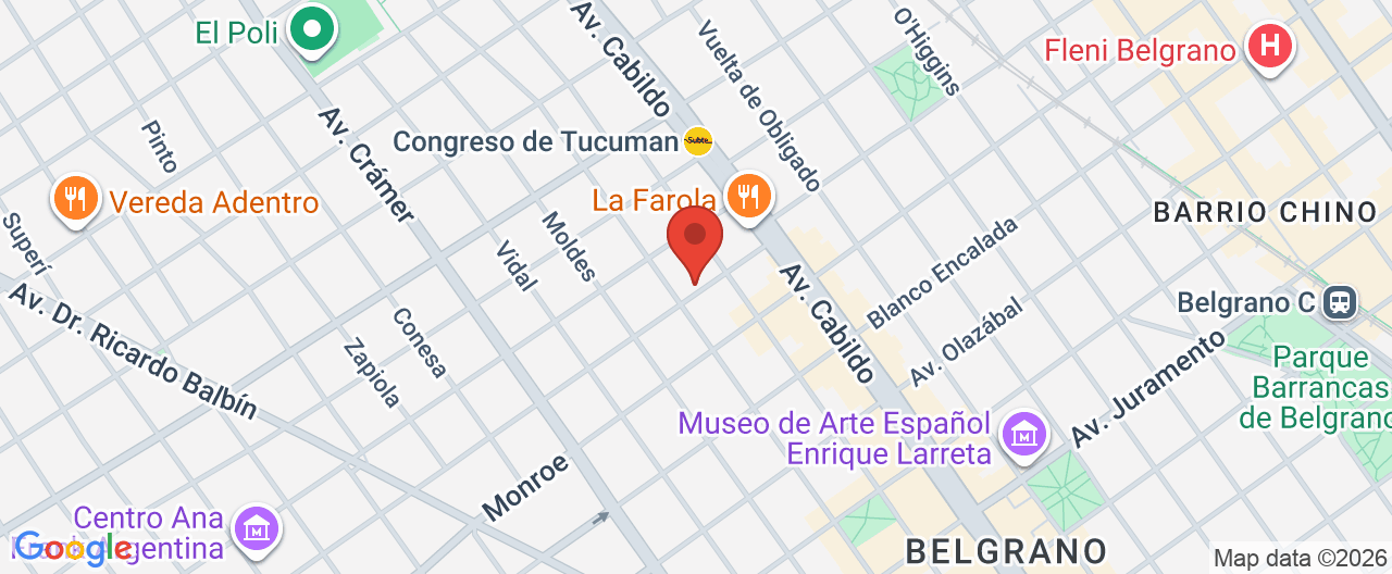 Mapa de la ubicación
