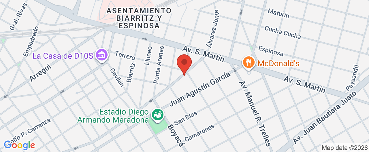 Mapa de la ubicación