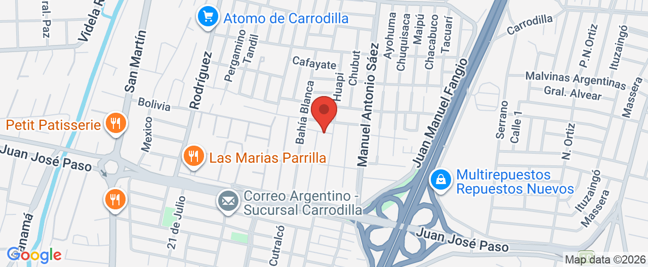 Mapa de la ubicación