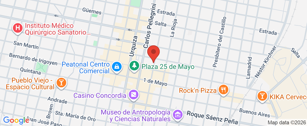 Mapa de la ubicación