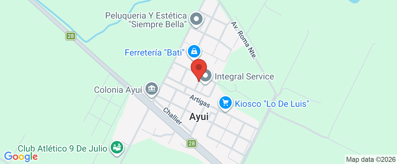 Mapa de la ubicación