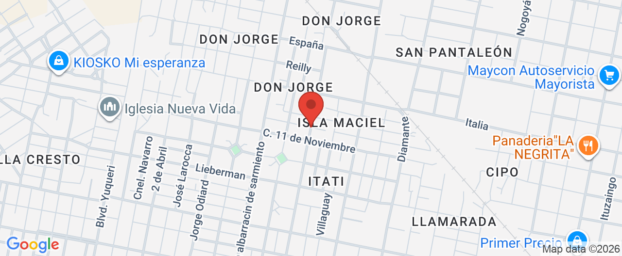 Mapa de la ubicación