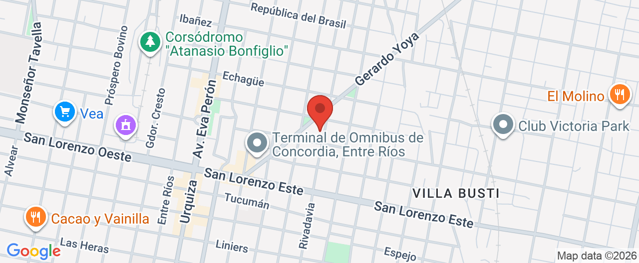 Mapa de la ubicación