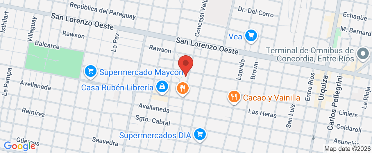 Mapa de la ubicación