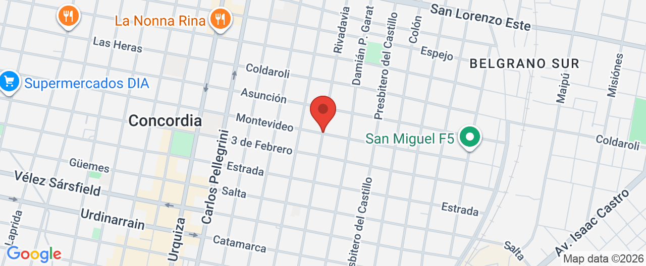 Mapa de la ubicación