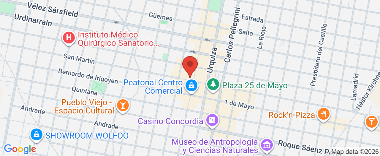 Mapa de la ubicación