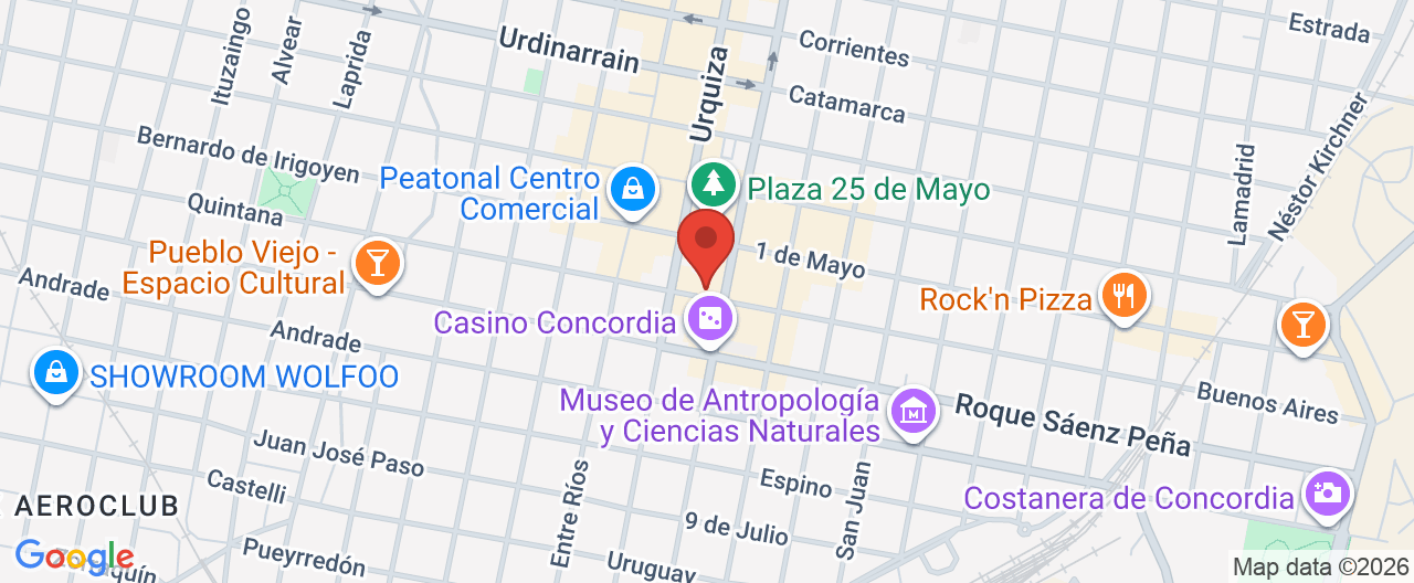 Mapa de la ubicación