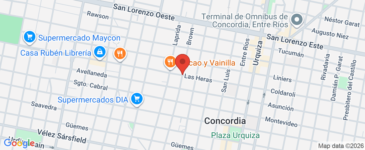 Mapa de la ubicación